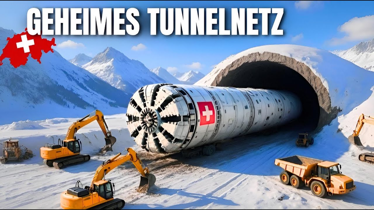 Einzigartige Konstruktionen – Wie die Schweiz ihr geheimes Tunnelnetz baut