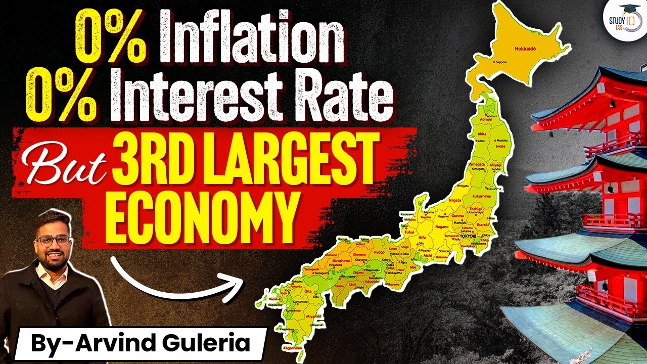 Economic Rise of Japan after world war 2 | How Japan developed with almost 0 inflation? | UPSC
