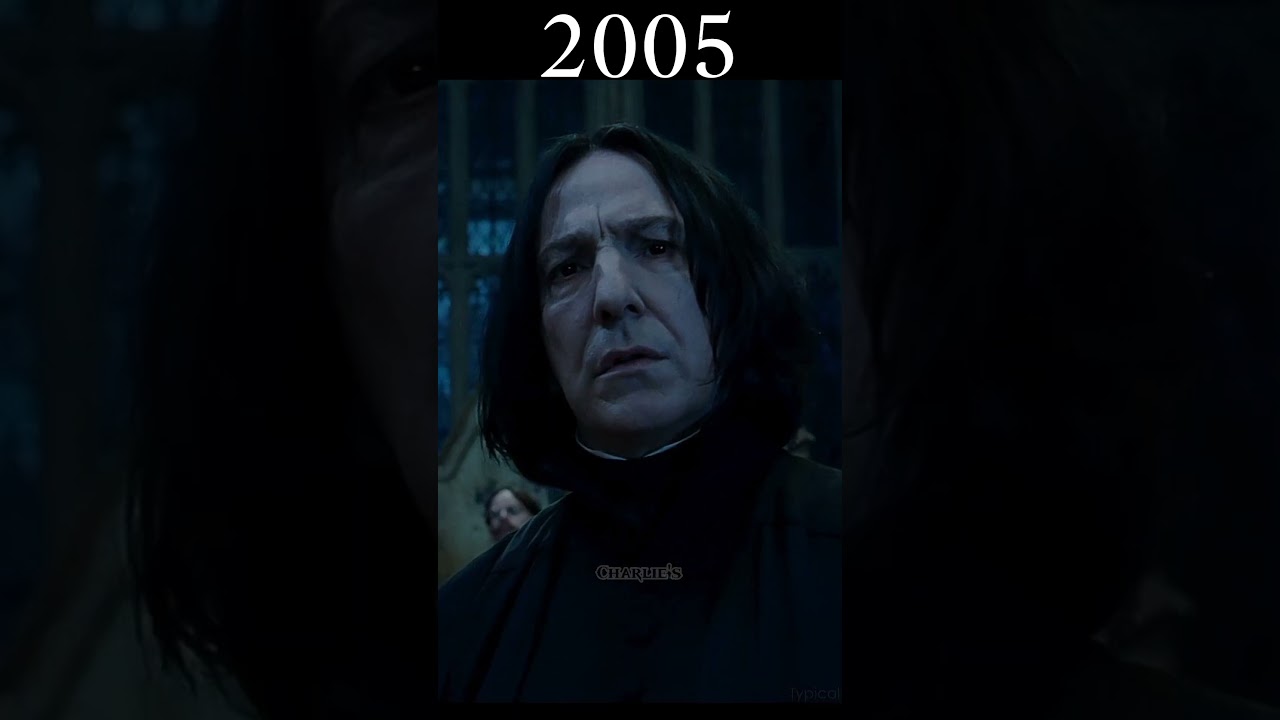 Evolution of Severus Snape 2001-2011 #shorts #evolution