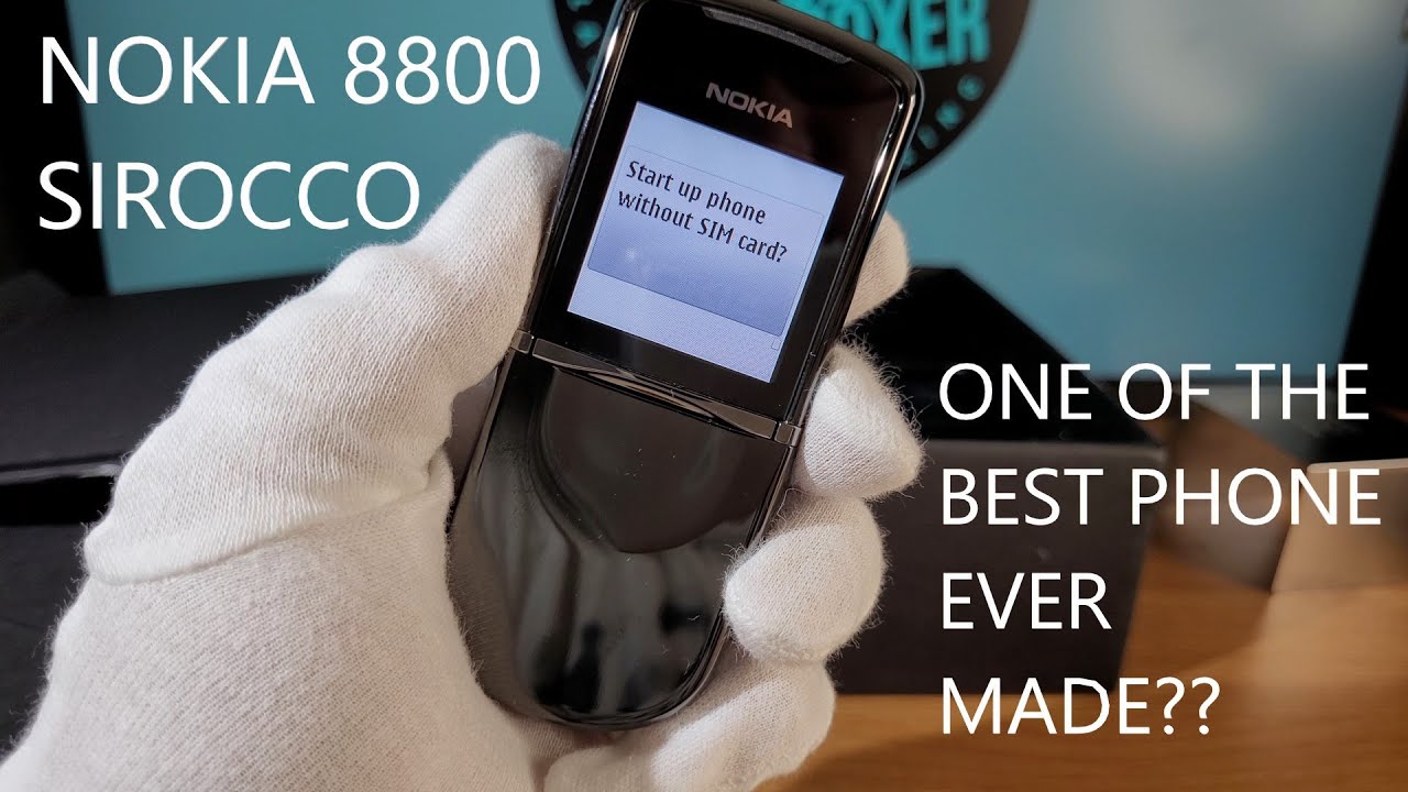 Nokia 8800 Sirocco: The Best Phone Ever Made?