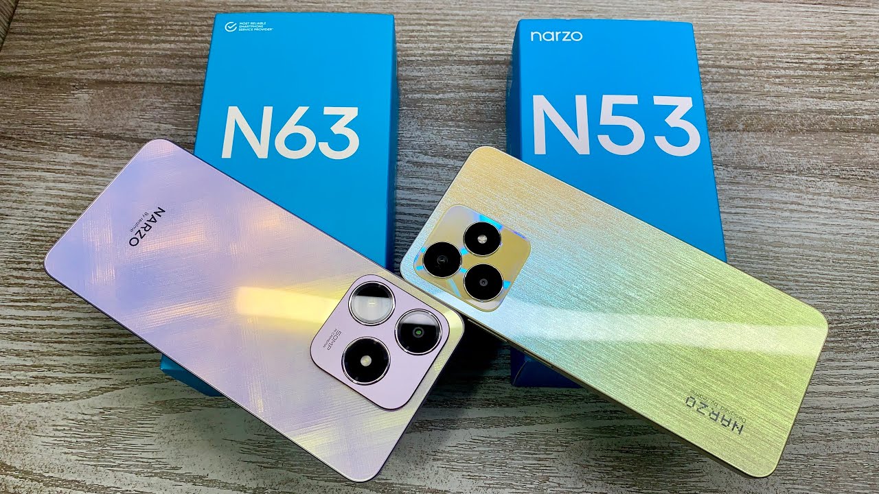 Realme Narzo N63 vs Realme Narzo N53 - Best konsa ? | 50mp camera 📸 | Rs 7990 🔥| 8gb ram 🎮