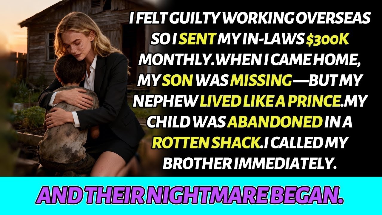 16. I SENT MY IN-LAWS $300K MONTHLY. WHEN I RETURNED, MY SON WAS MISSING — THEN THEIR NIGHTMARE BE