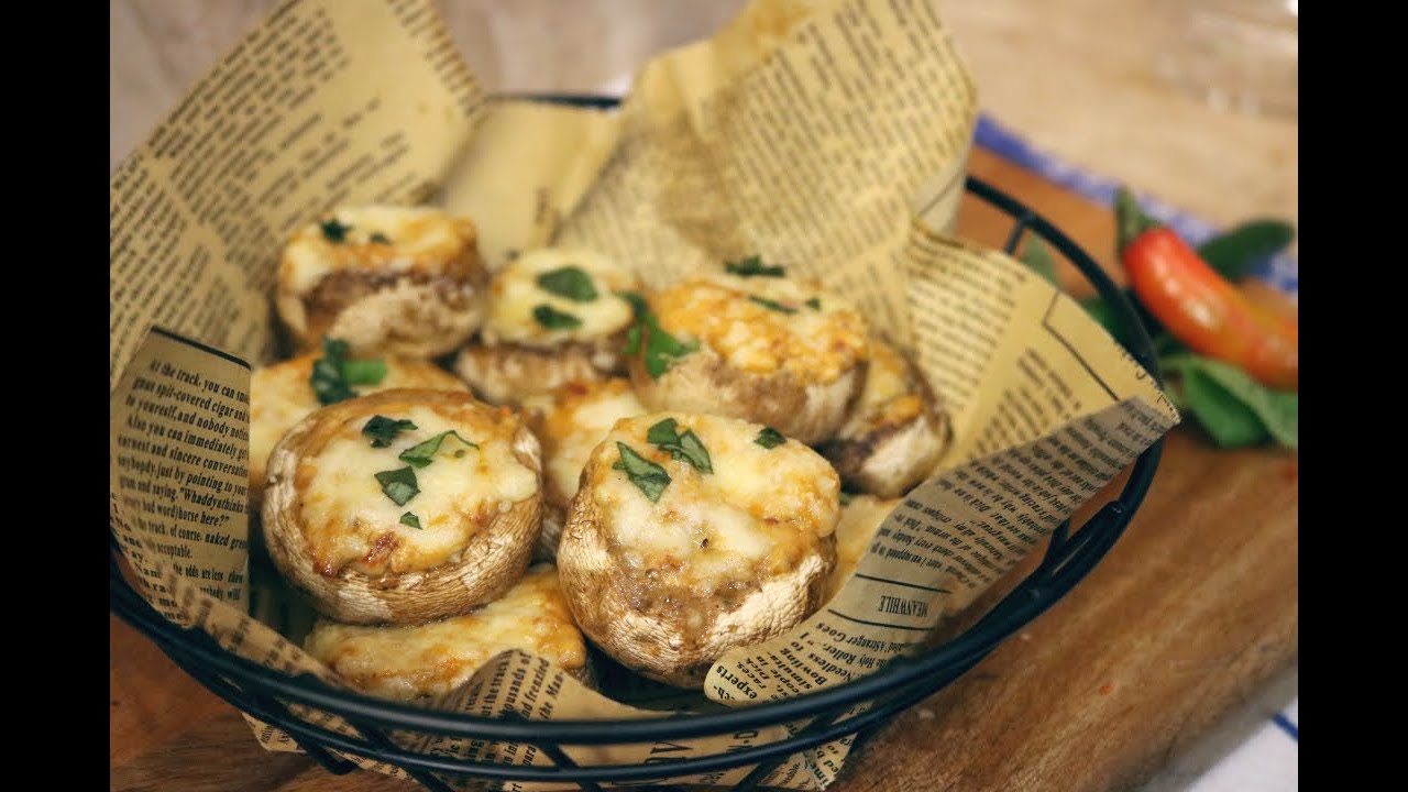 THE BEST STUFFED MUSHROOMS RECIPE 🔥🔥quick, easy and perfect for a delicious appetizer.