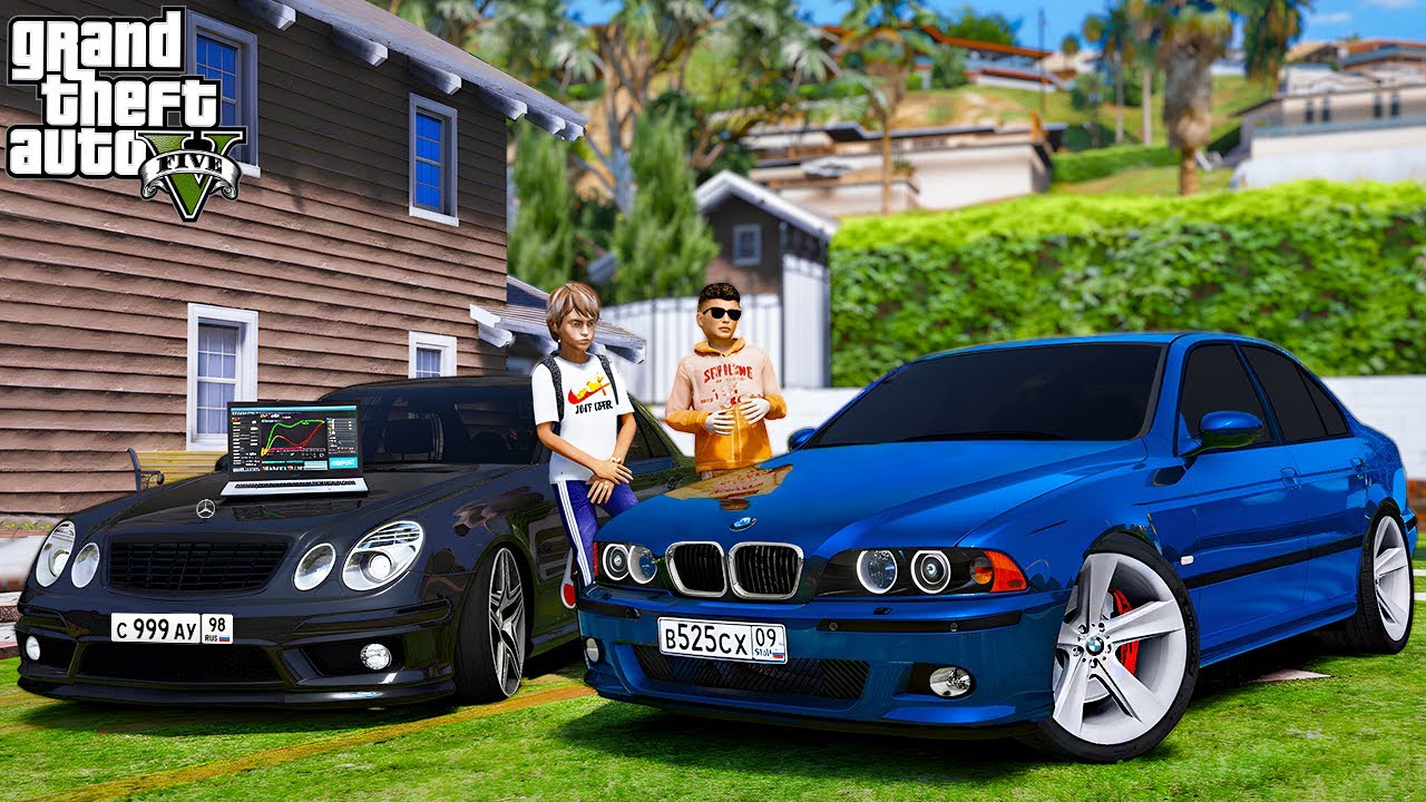 ОПЕРСКАЯ ЕЗДА В GTA 5 - BMW E39 В ИДЕАЛЕ ПРОТИВ MERCEDES W211! ШАШКИ НА БМВ И МЕРСЕ ПО ГОРОДУ 🌊ВОТЕР