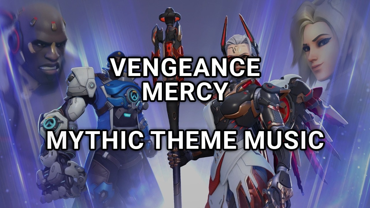 Overwatch 2 Season 10 - Mythic Vengeance Mercy Mirrorwatch Main Menu Title Screen & Theme Music OW2