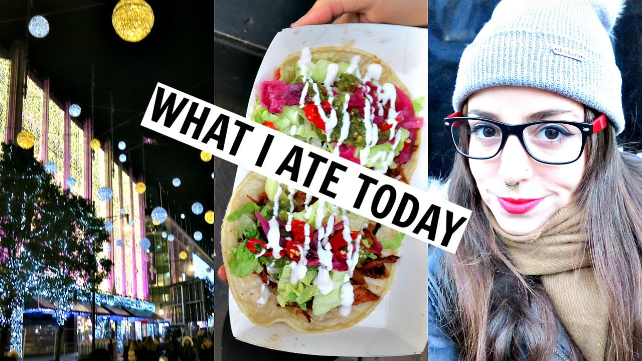 London Lighting Christmas Lights w/ Craig David + What I Ate Today!