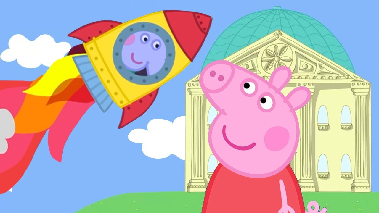 Edmond Elefante vuela en un cohete 🚀🐘 Peppa Pig Español Latino | Dibujos Animados Completos