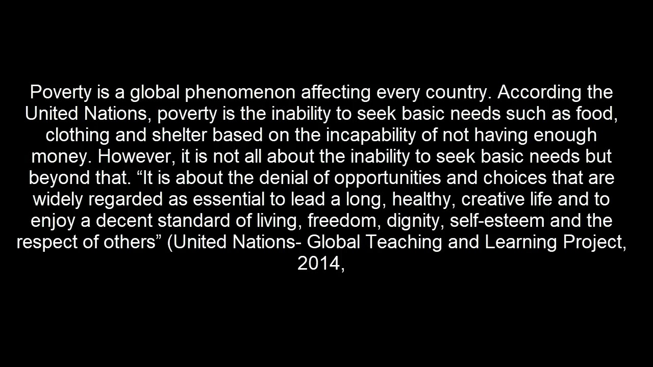 A global phenomena