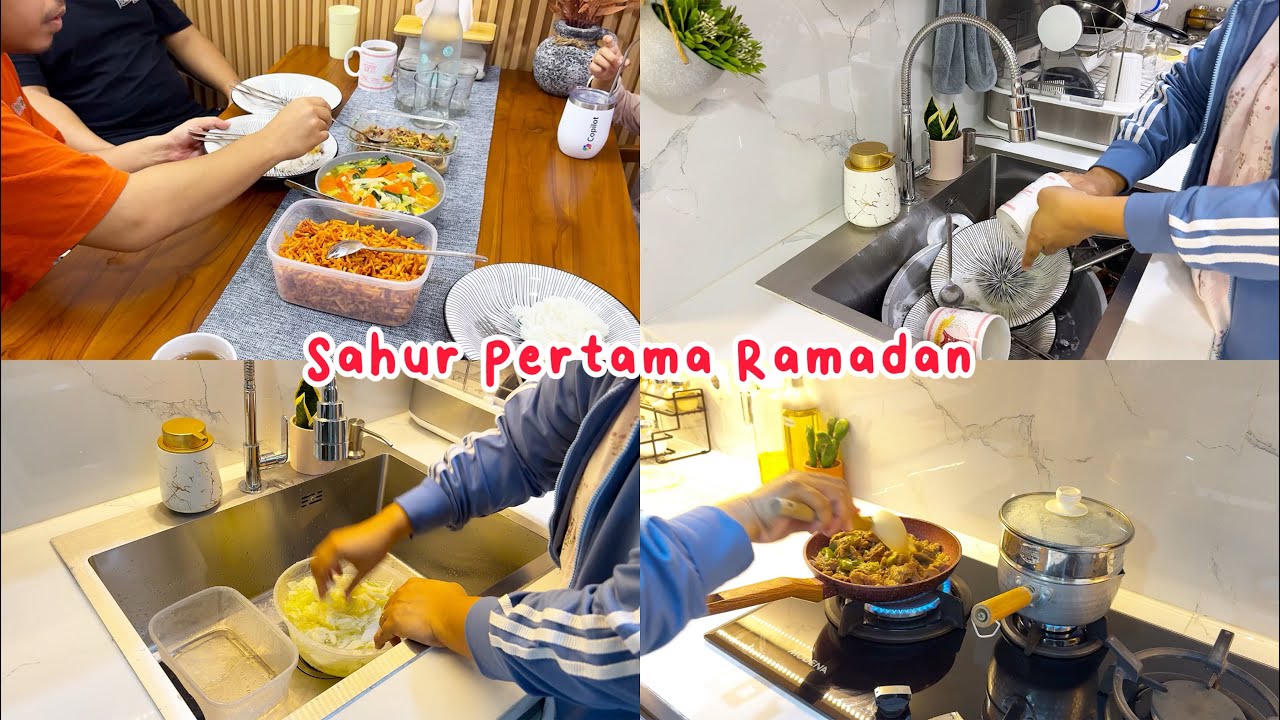 #RamadanVlog | Sahur Pertama Ramadan Tahun Ini, Awal Puasanya Berbeda Lagi…