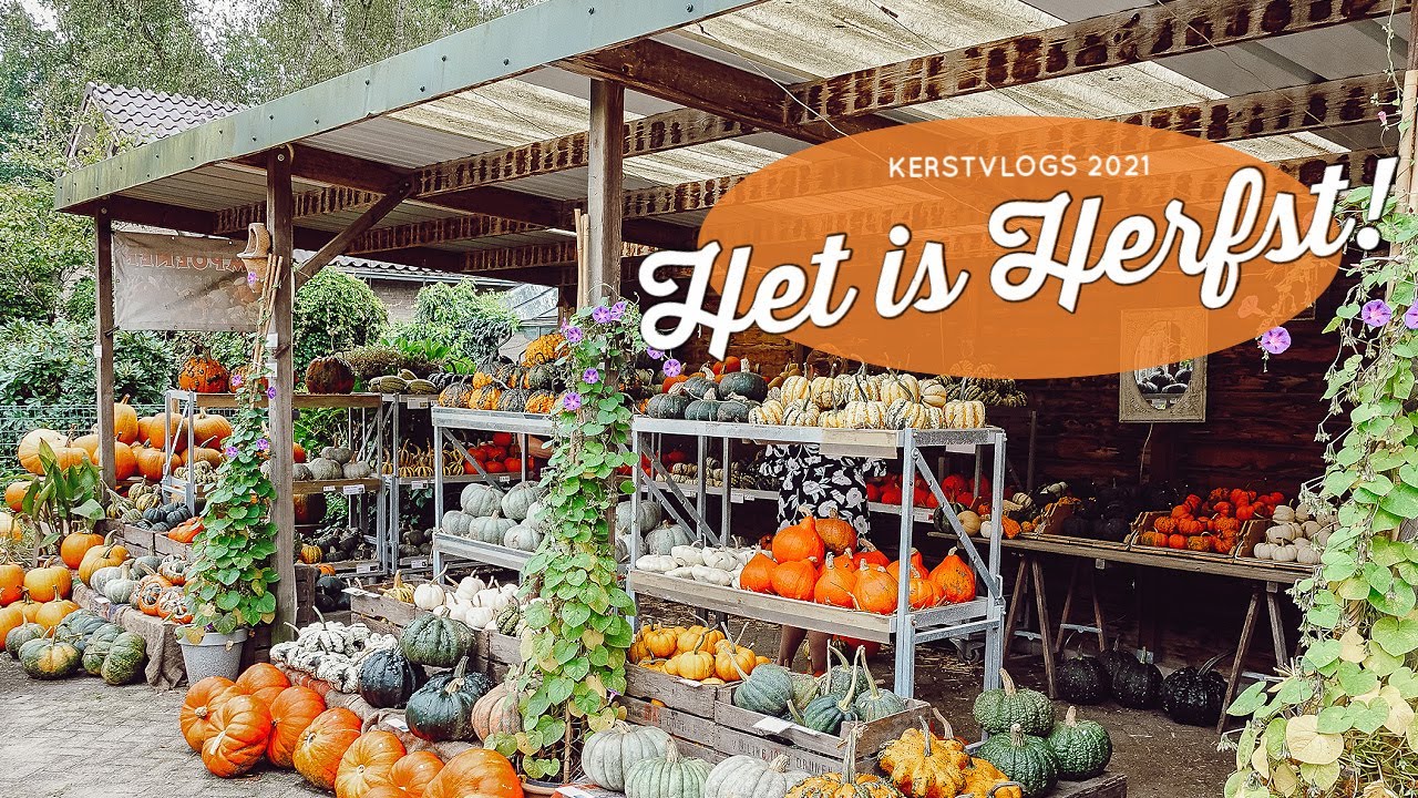 Het is HERFST! Pompoenen & nog meer pompoenen - Kerstvlog 2021 #1