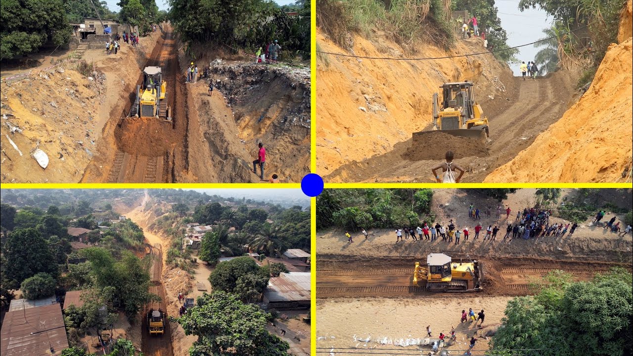 💯% TRAVAUX KIN ELENDA À KISENSO : POURSUITE DE LA FOUILLE SUR L'AVENUE MULELE JUSTE APRÈS L'EROSION