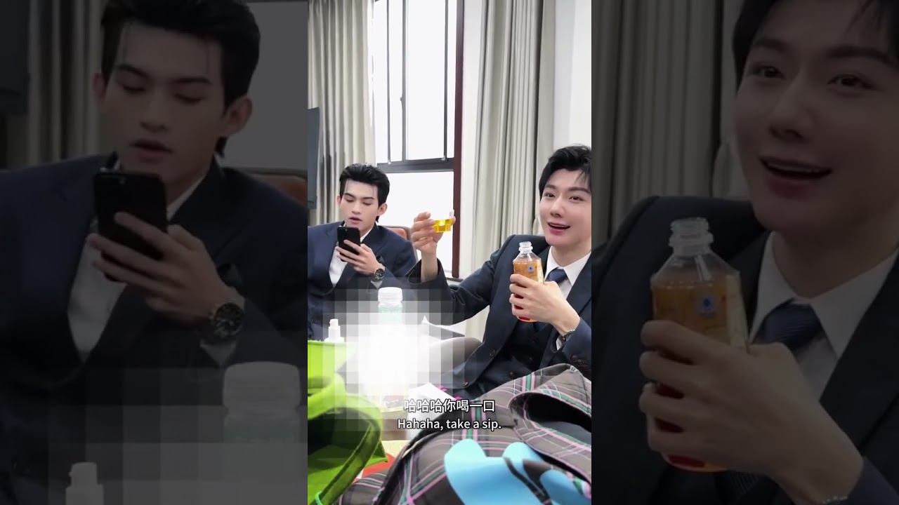 {eng sub} Two _guys_chat_happily_d....i_ | haoyiran | To My Shore | Behind the scenes 
