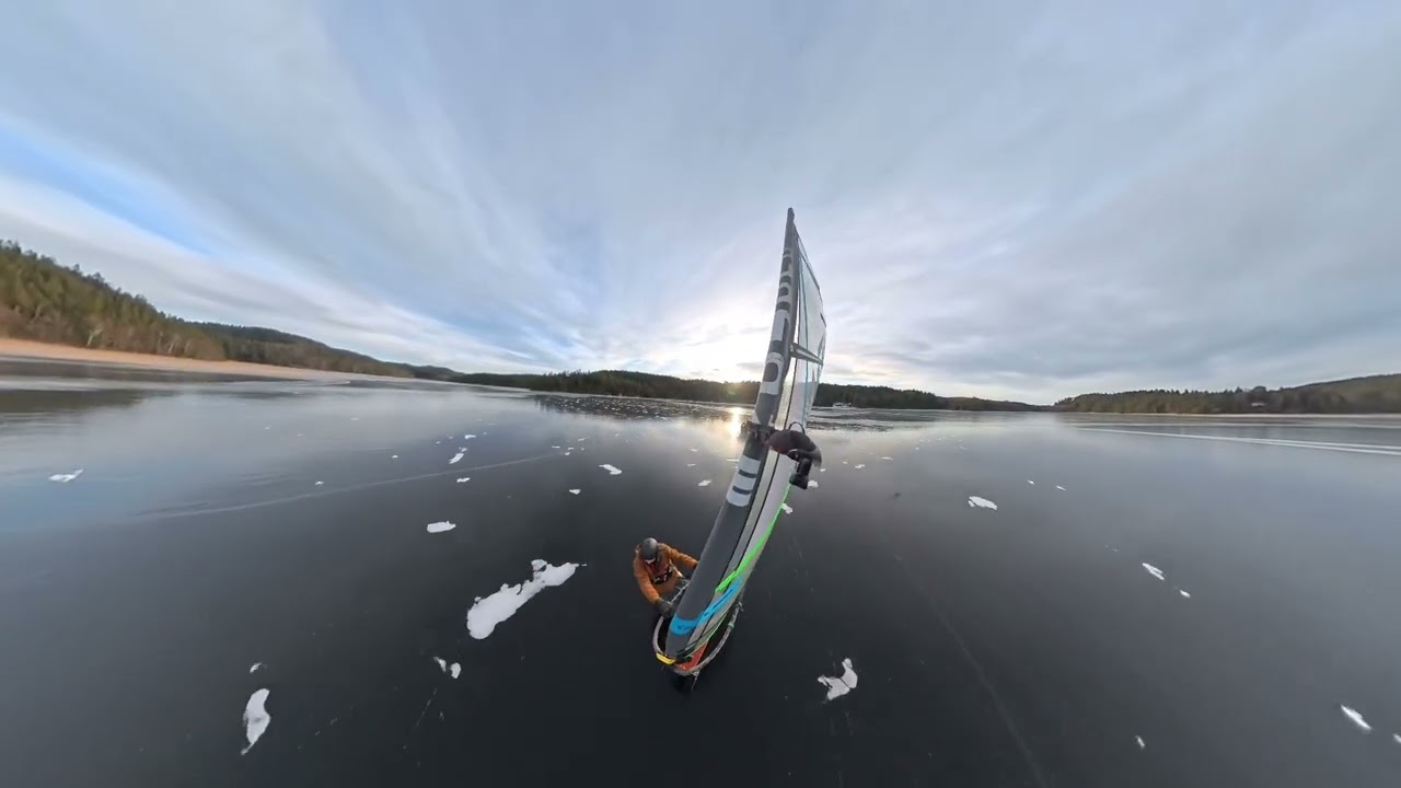 Ice windsurfing@ålevattnet