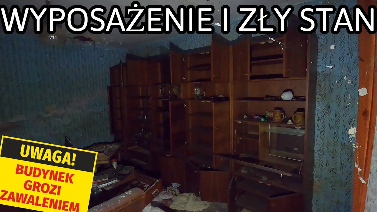 OPUSZCZONY DOM W ROZSYPCE Z WYPOSAŻENIEM