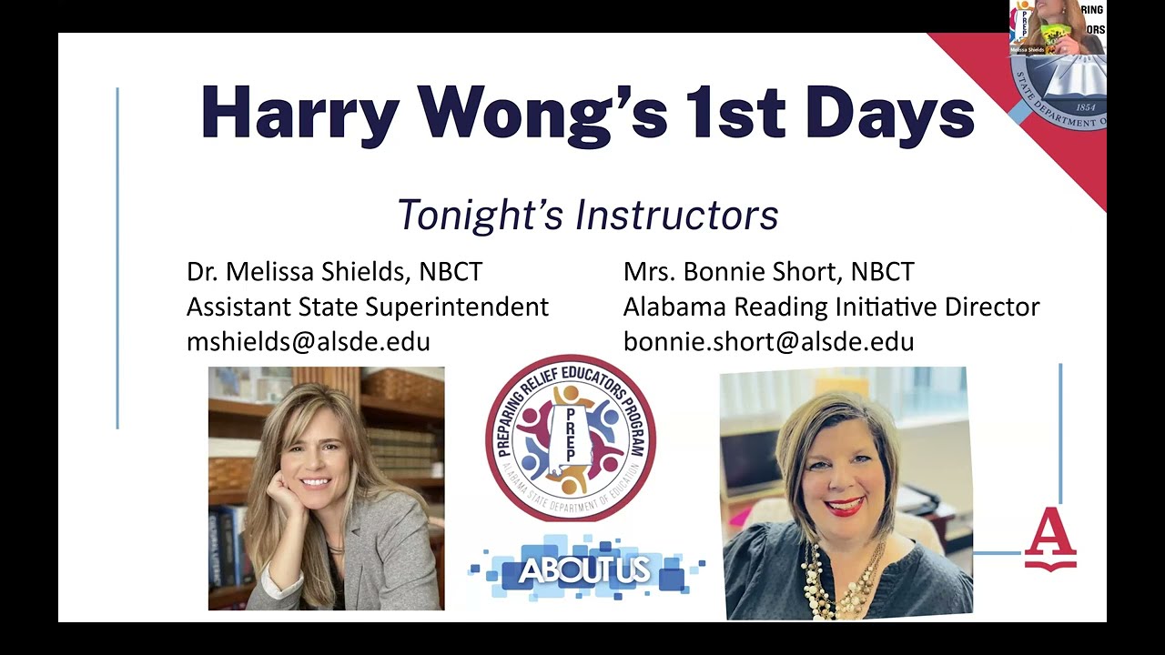 PREP #3 - Harry Wong First Days