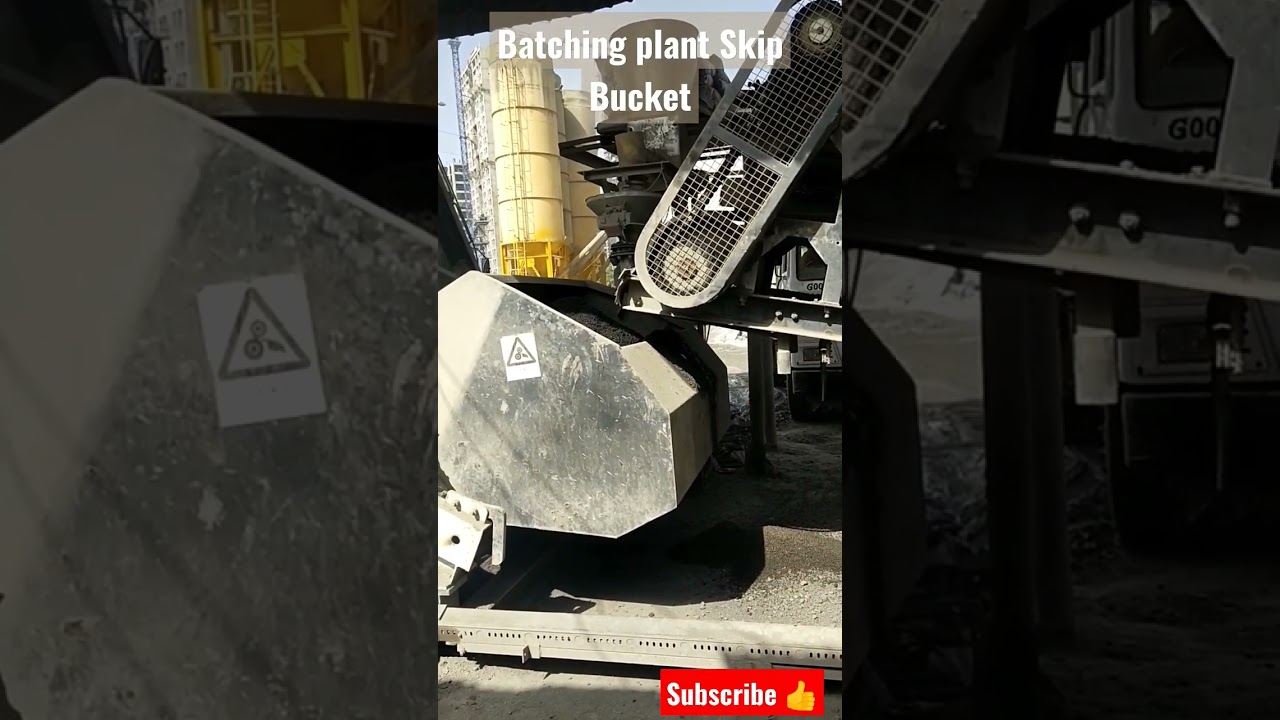 Concrete batching plant skip bucket 