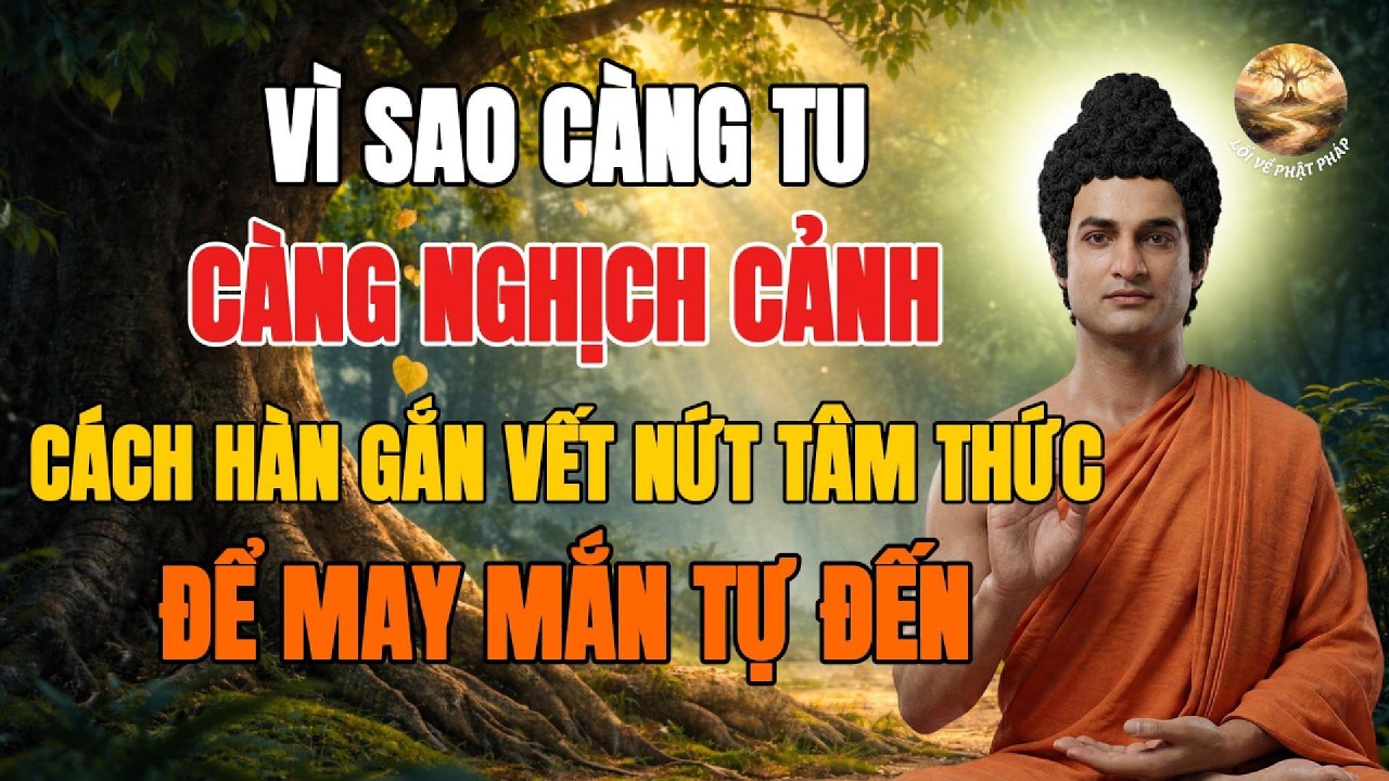 Vì Sao Càng Tu Càng Nghịch Cảnh? Cách Hàn Gắn Vết Nứt Tâm Thức Để May Mắn Tự Đến.