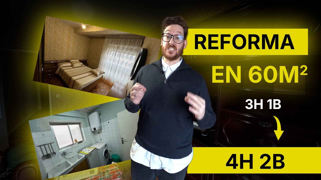 En 60m² - Creamos 4 habitaciones +2 baños
