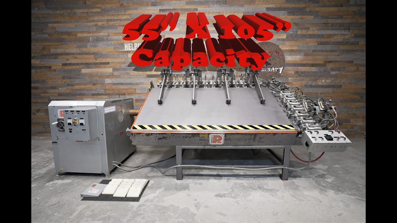 Rosenquist 50 X 100 Radio Frequency Press | RF Edge Gluer