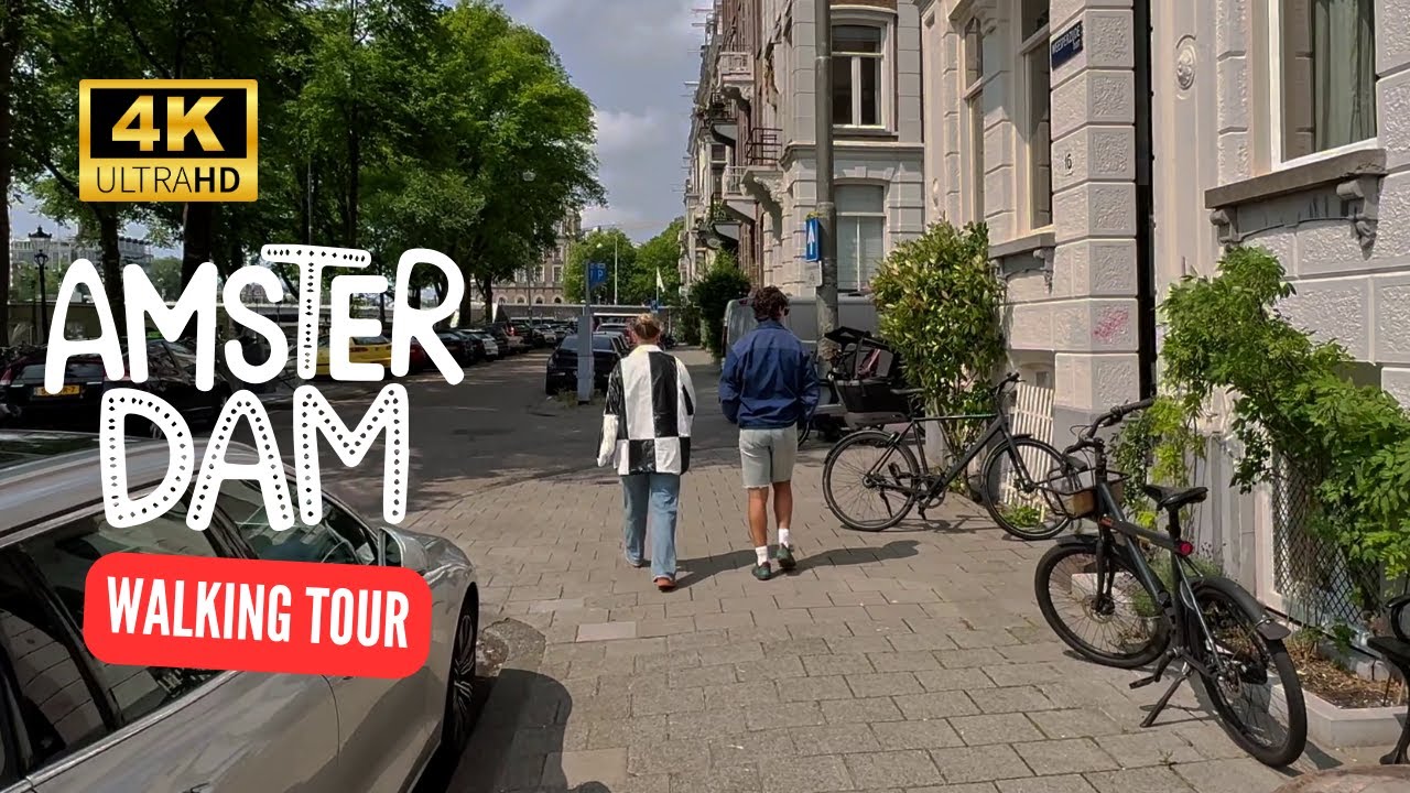 Walking Amsterdam: From AMSTEL River to Rembrandtplein | Hidden Gems in 4K