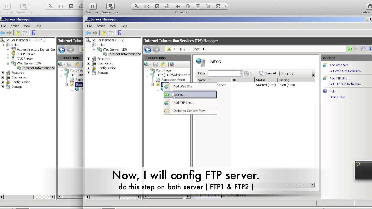 Network Load Balancing & FTP server