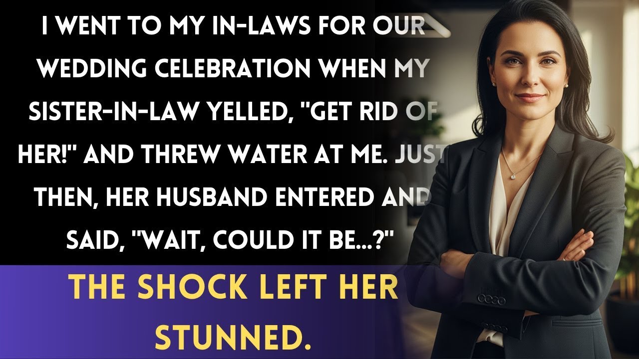 At our wedding greeting, my sister-in-law humiliated me, but her husband’s words left her shaking!