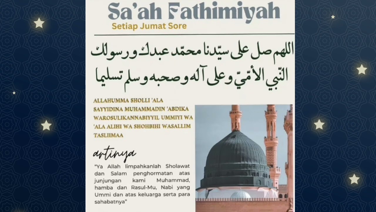 SA'AH FATHIMIYAH 80X Dibaca Tiap Jum'at Habis Ashar (Ustadzah HALIMAH ALAYDRUS)