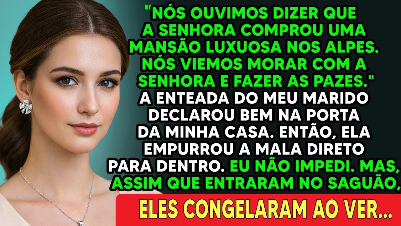 Minha enteada invadiu minha casa nos Alpes… e congelaram ao entrar
