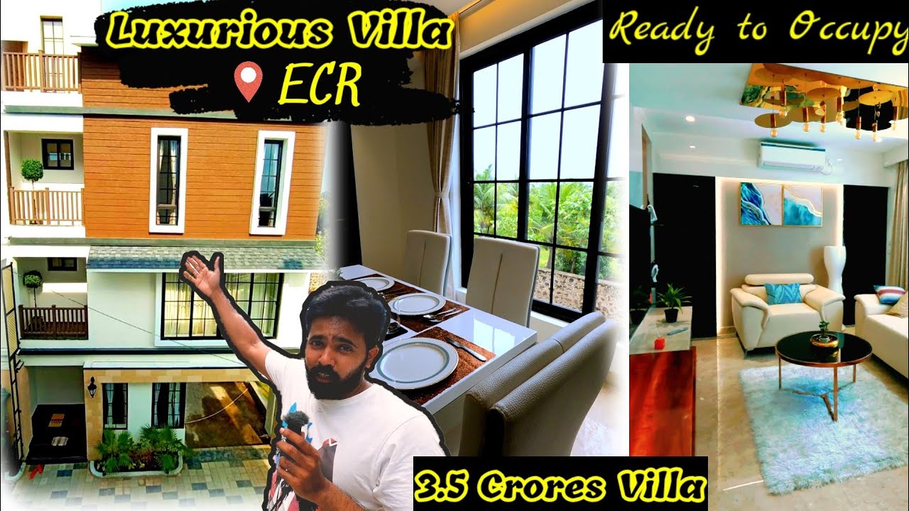Villa in ECR| luxury villas in Chennai |Row house| Villa for Sale | Beach Villa |Super Luxury Villa
