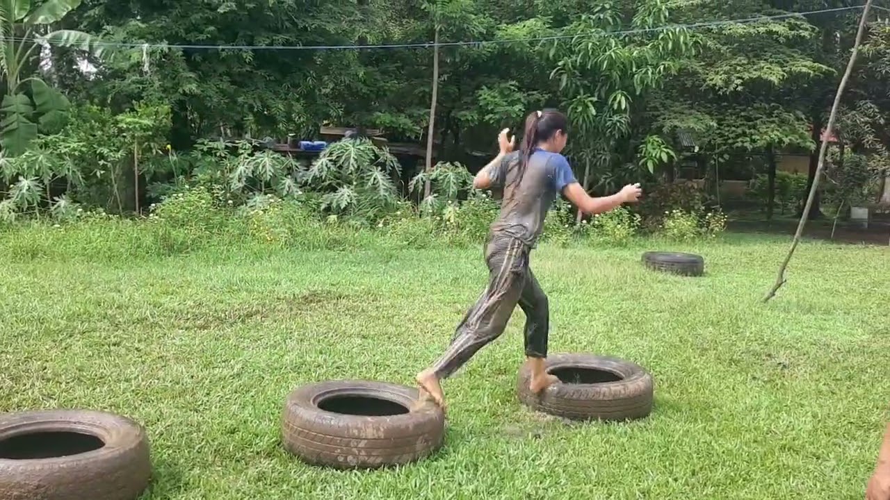 Fun Outdoor Games Obstacle Race for Youth Camp