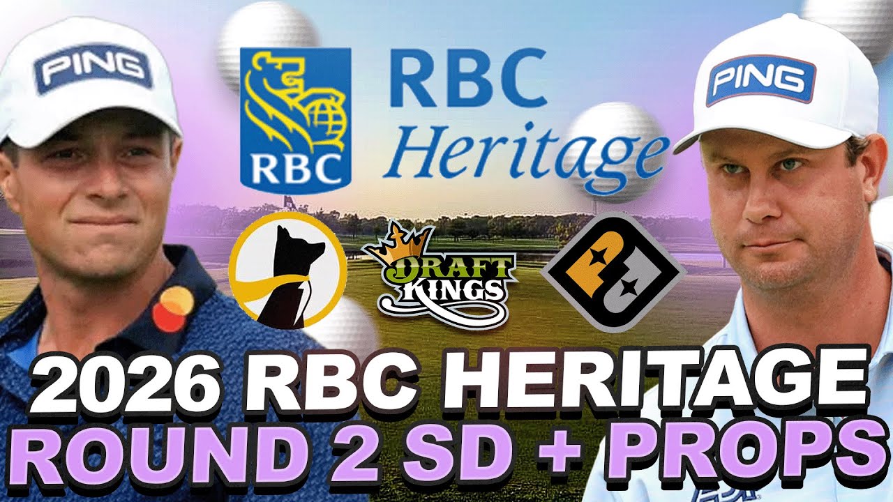 Турнир RBC Heritage Round 2 Showdown 2026 + трансляция ставок: стратегия DFS, средние показатели,...