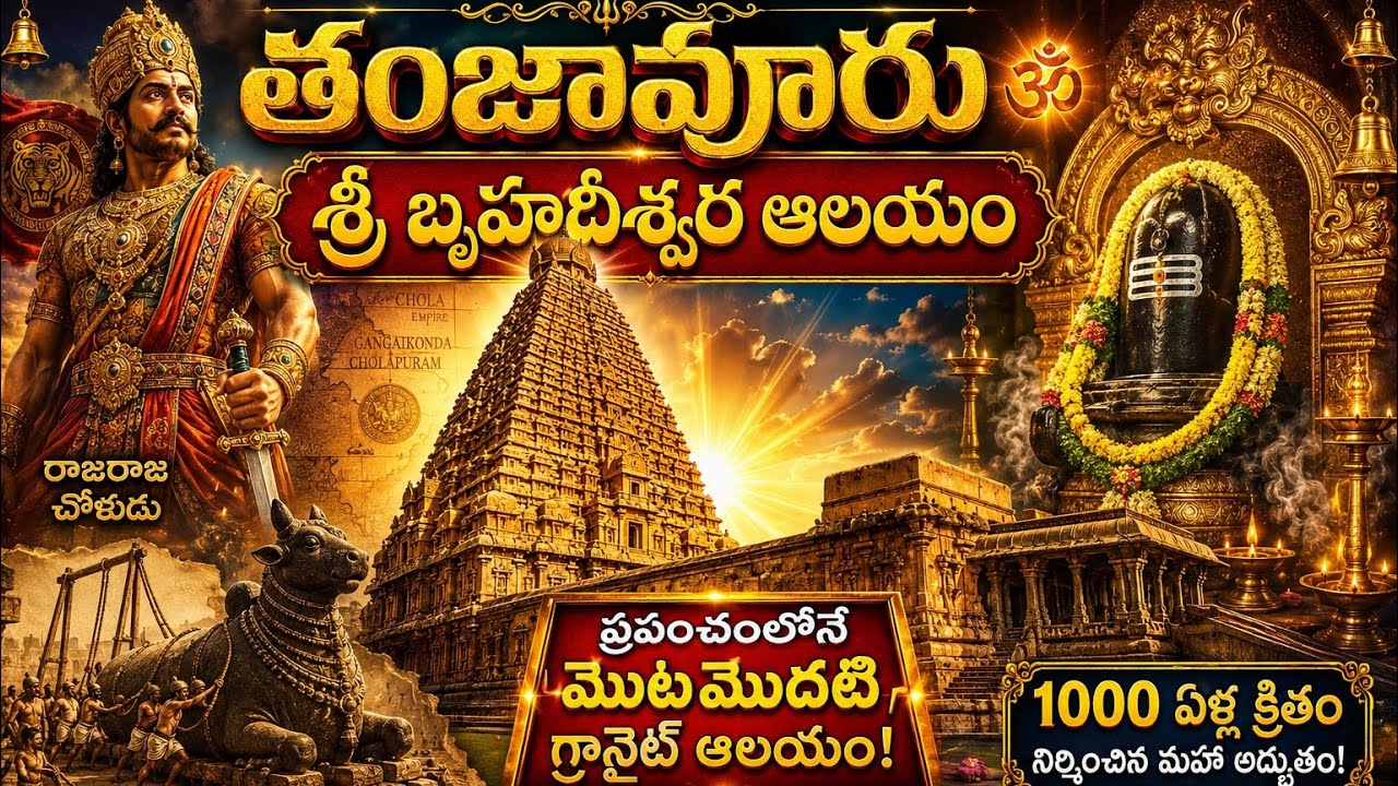 శ్రీ బృహదీశ్వర ఆలయం full trip details in Telugu || తంజావూరు || మొట్ట మొదటి గ్రానైట్ ఆలయం || 