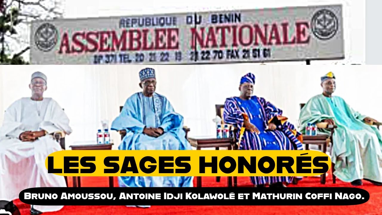 Bénin : Amoussou, Idji et Nago honorés à l'Assemblée Nationale - Hommage Historique