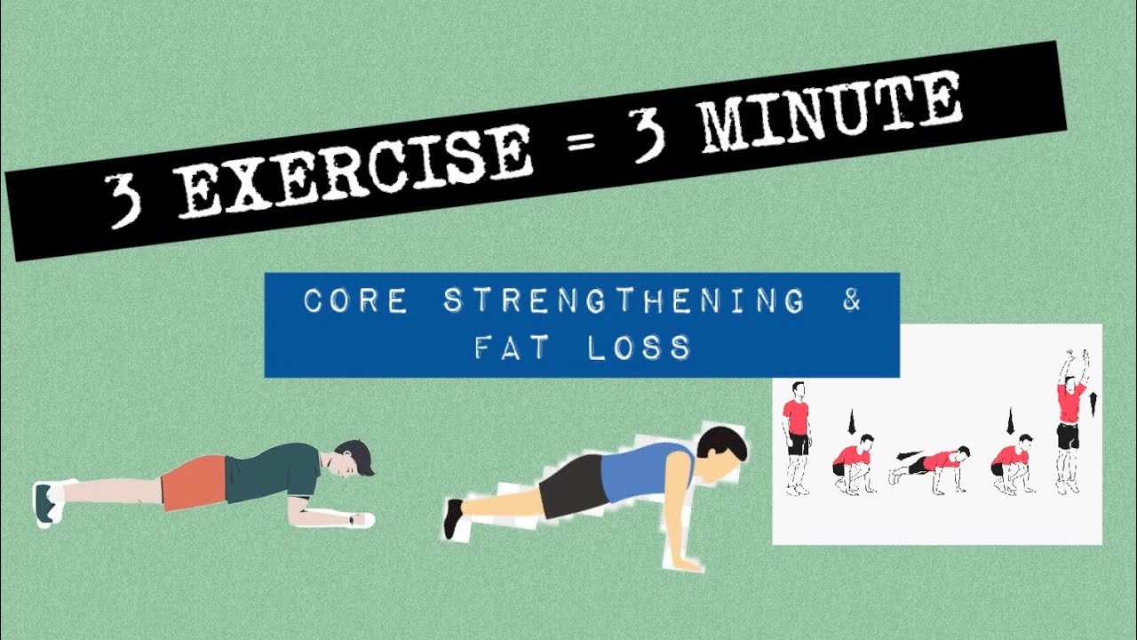 All You Need Is 3 Minute For Core Strengthening