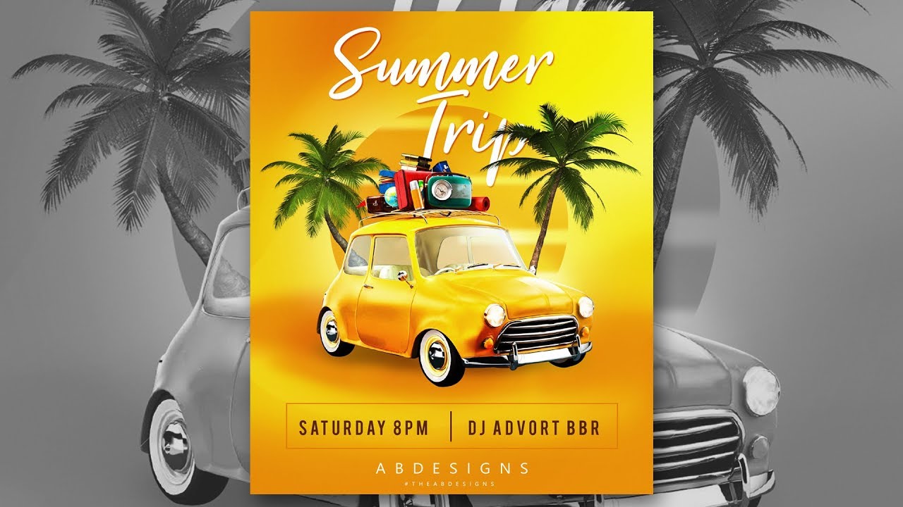 How to Create Party Flyer Design in Photoshop CC