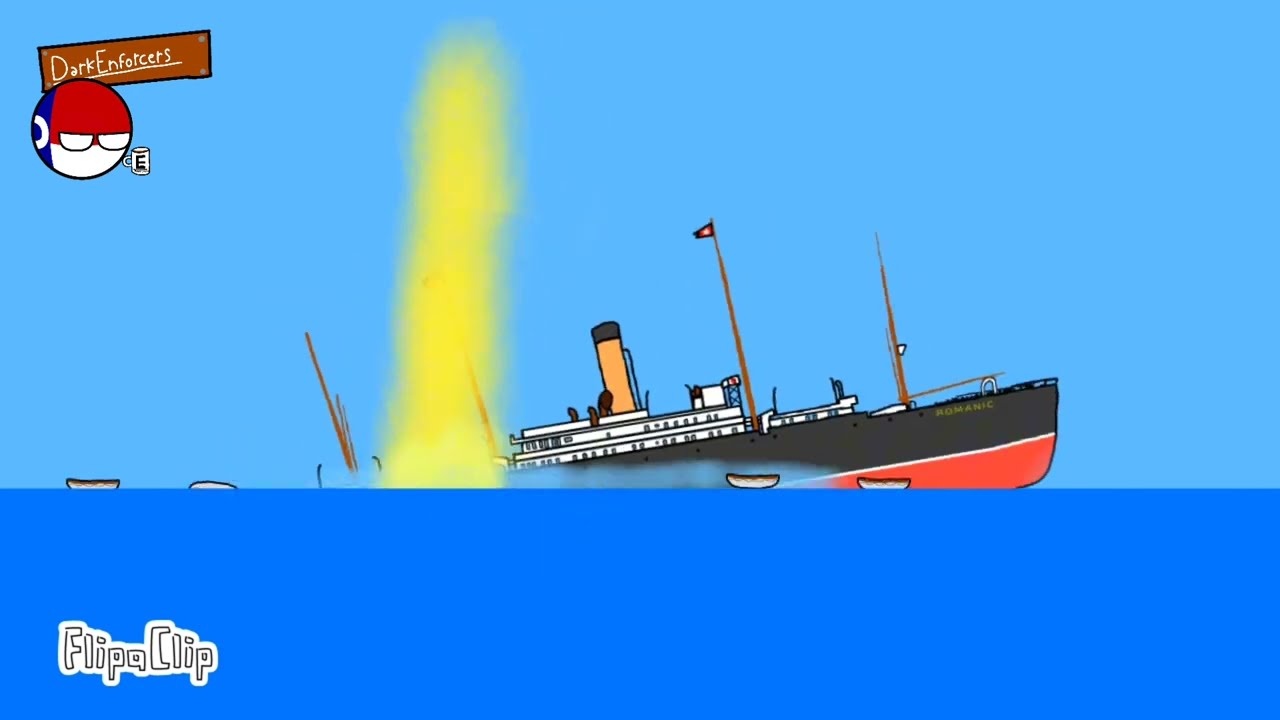 R.M.S Romanic | Explosion | Shipwrecked! Animation