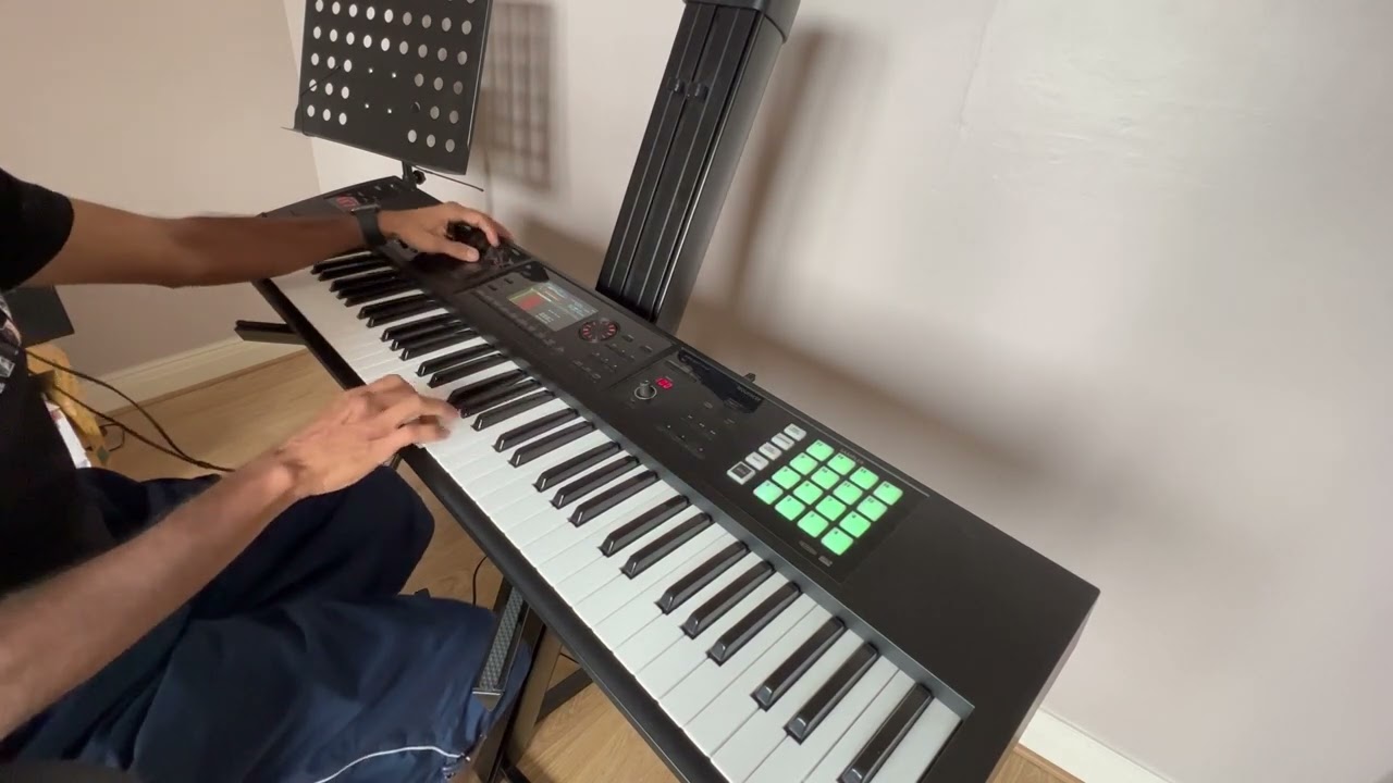 Arranging Marudhaani intro on Roland FA- 07