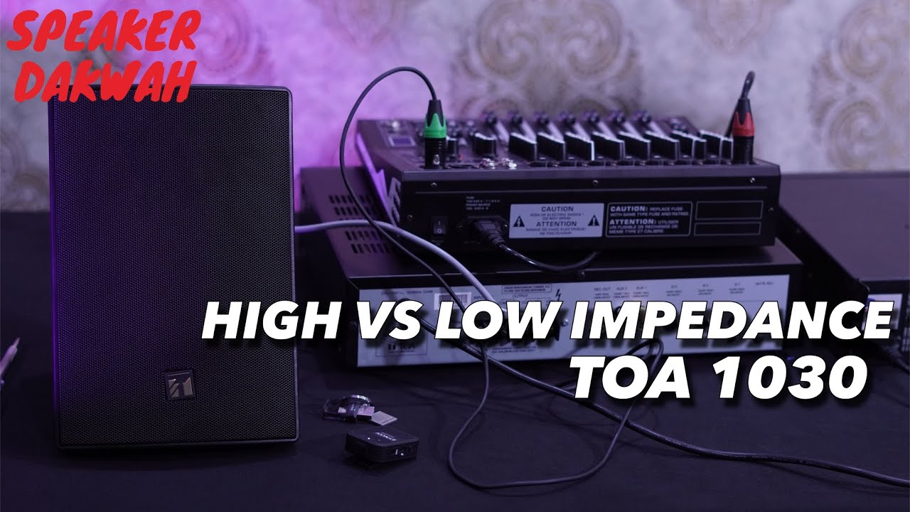 Tutorial Sambung Speaker Toa 1030-Power Toa ZA ke Mixer Dengan Sistem Yang Benar
