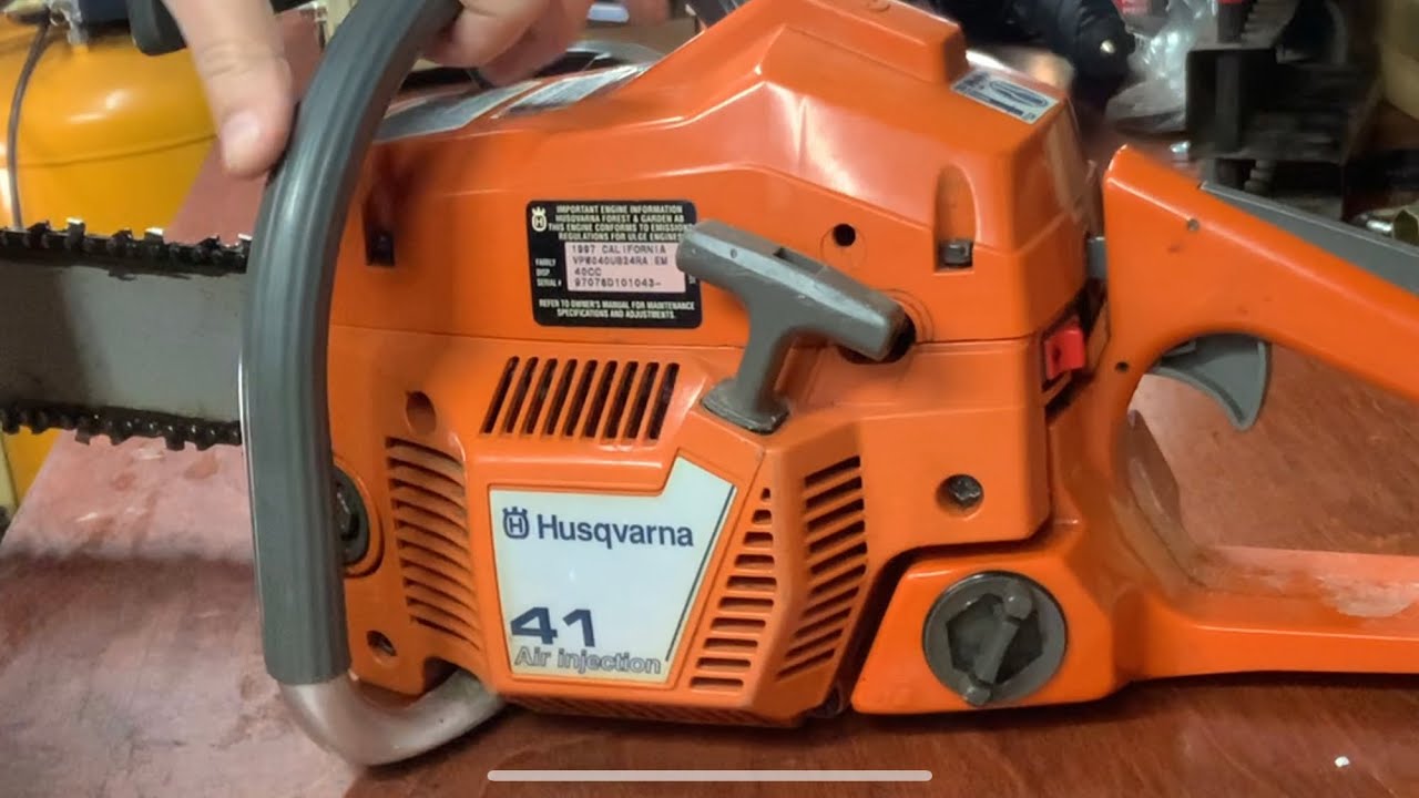 Бензопила Husqvarna не заводится. Узнайте, почему.