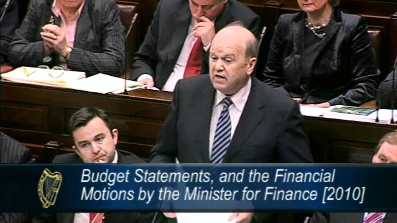 Michael Noonan Budget Speech Part 2