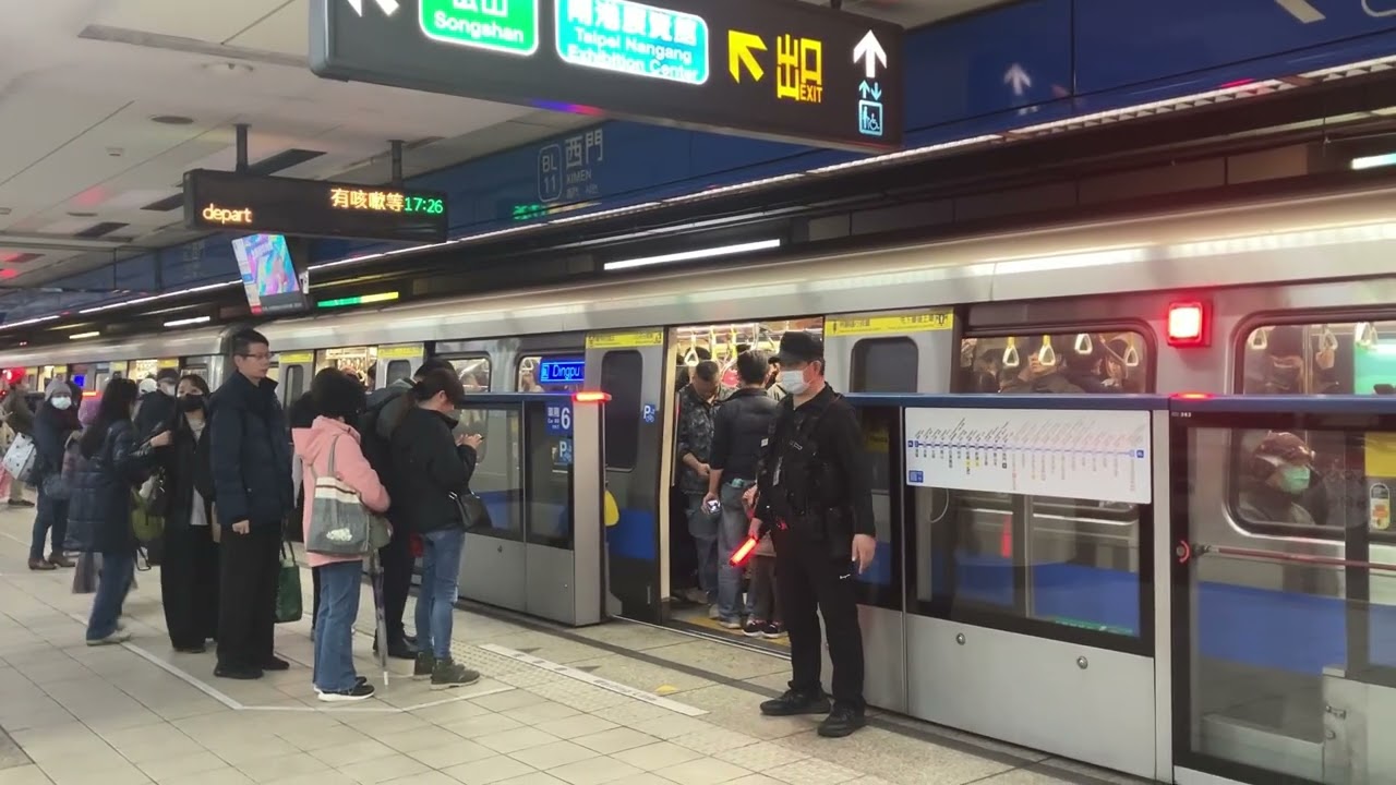 3/9日北捷西門站列車