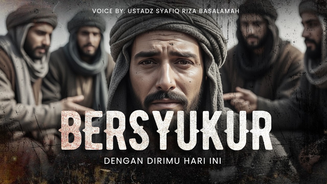 BERSYUKUR DENGAN DIRIMU HARI INI - VOICE BY USTADZ SYAFIQ RIZA BASALAMAH