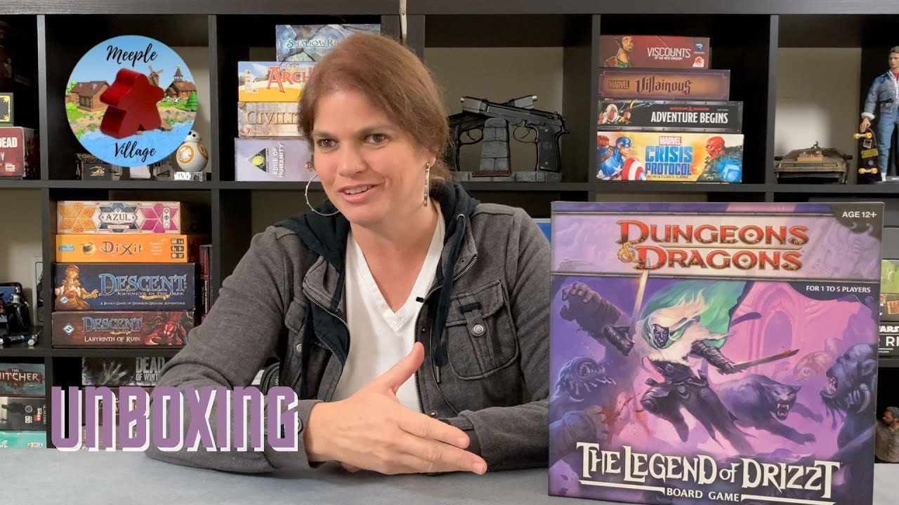 Dungeons & Dragons: The Legend of Drizzt Board Game Unboxing