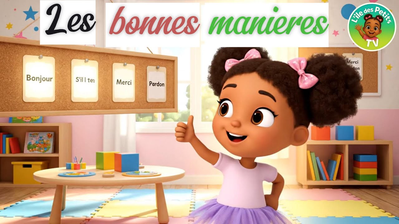 Les Bonnes Manières | Chanson pour enfants: Bonjour, S’il te plaît, Merci, Pardon | L'île des Petits