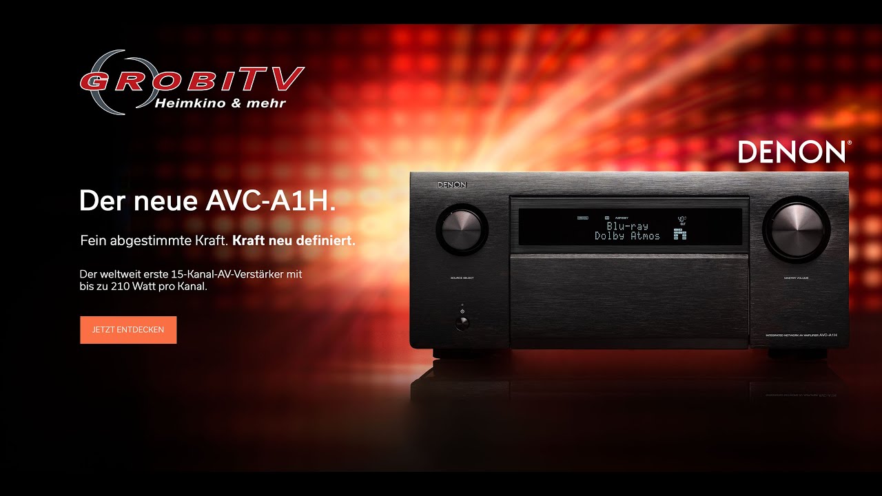 Deutschlandpremiere - DENON AVC A1H AV Receiver Flaggschiff - jetzt bei uns verfügbar