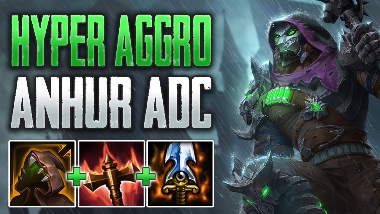AGGRESSIVE HUNTING! Anhur ADC Gameplay (SMITE Conquest A-Z)