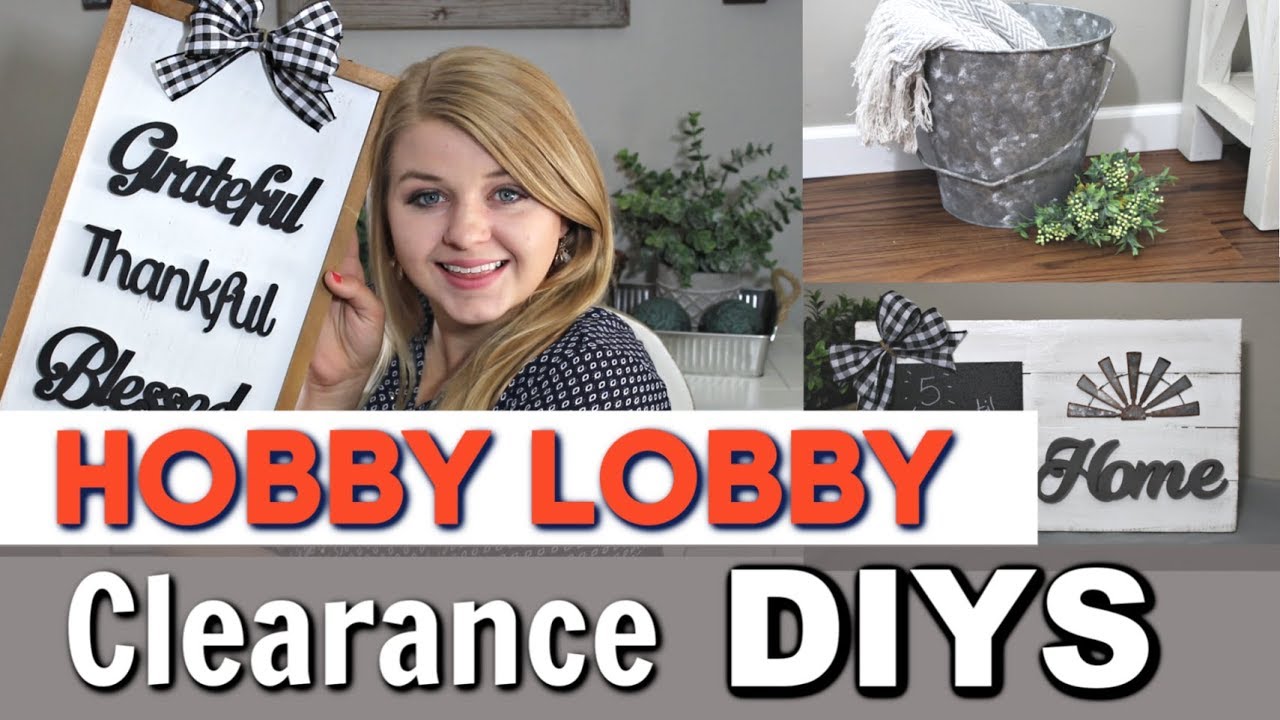 ⭐Hobby Lobby Farmhouse DIY Ideas | DIY Farmhouse Home Decor | Krafts by Katelyn