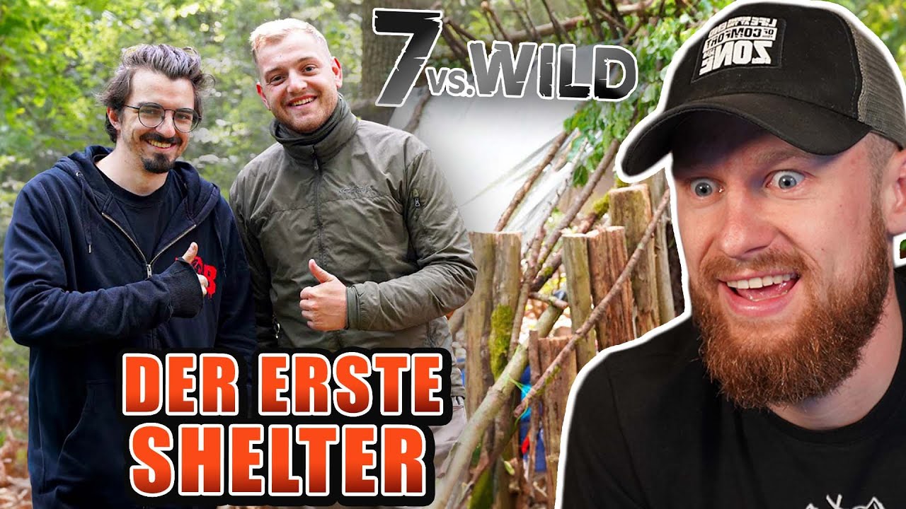 Der ERSTE SHELTER steht! - Rumathra und Trymacs trainieren für 7 vs. Wild | Fritz Meinecke reagiert