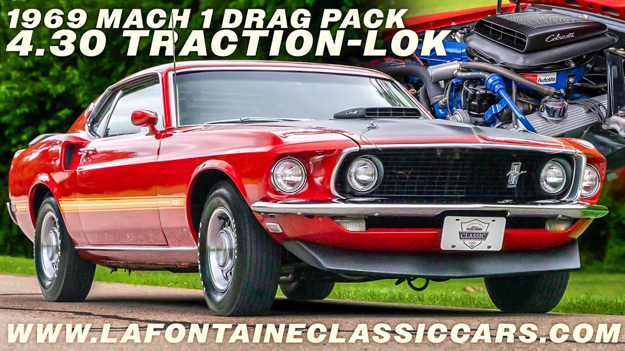 1969 Mustang Mach 1 RARE 4.30 SCJ Drag Pack Car