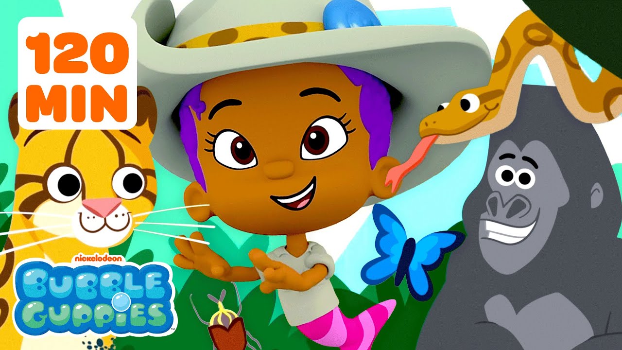 Zooli Takes Care of Baby Animals for 120 Minutes Straight! 🐱 | Bubble Guppies